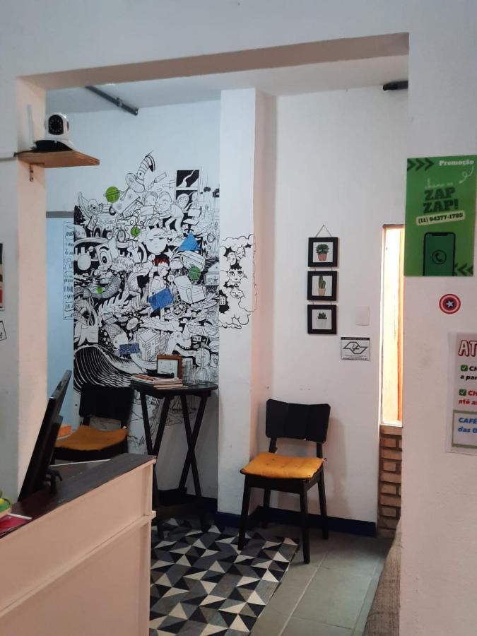 סאו פאולו Vilarejo Hostel Pinheiros Guest House מראה חיצוני תמונה